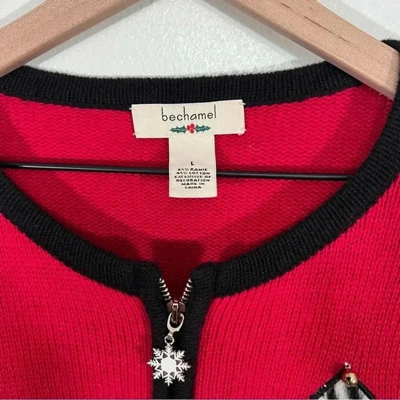 Bechamel Santa Zip Up Cardigan - Picture 4 of 10